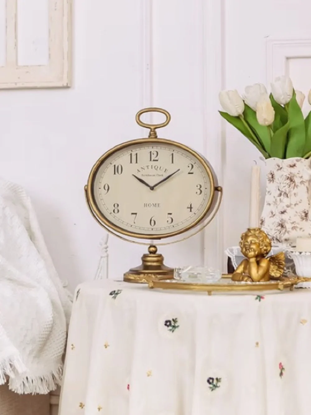 Antique-Inspired Table Clock
